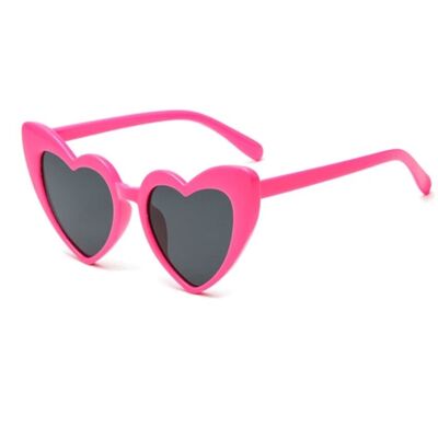 Heart sunglasses Fuchsia pink