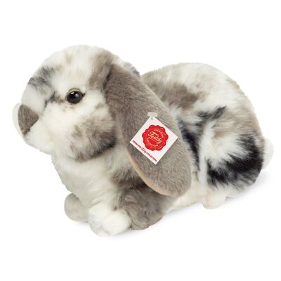 Conejo carnero gris y blanco manchado 23 cm - peluche - peluche