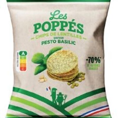 Chips de Lentilles - saveur Pesto Basilic - 20g