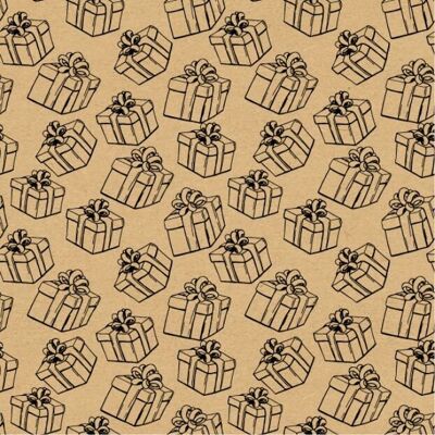 Papier cadeau - Cadeau Kraft – 50cm x 150m