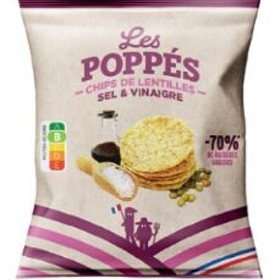 Chips de Lentejas - Sabor Sal y Vinagre - 20g