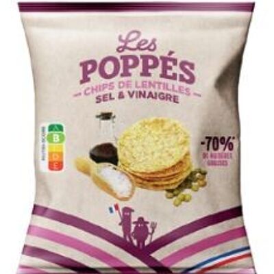 Chips de Lentilles - saveur Sel & Vinaigre - 20g
