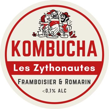 Kombucha - Framboisier & romarin - 33cl