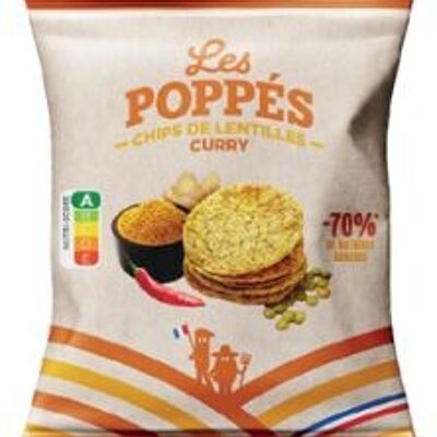 Lentil Chips - Curry flavor - 20g