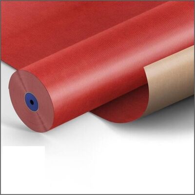Papier cadeau – Papier cadeau – kraft rouge – 60cm x 400m