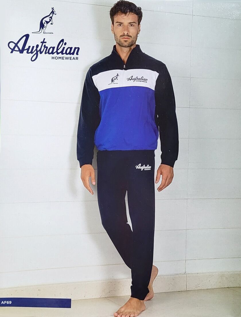 Buy wholesale Blue/royal blue "Australian" tracksuits/home suits for men