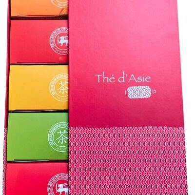 Caja de 100 bolsitas de té - Orgánico - 5 cajas de bolsitas de té Detox