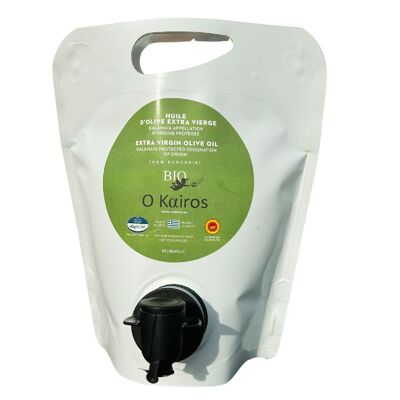 Extra virgin olive oil Kalamata PDO Organic - 1L