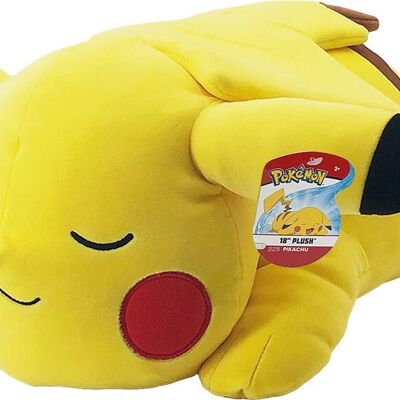 Peluche Pokémon da 45 cm addormentato - Pikachu