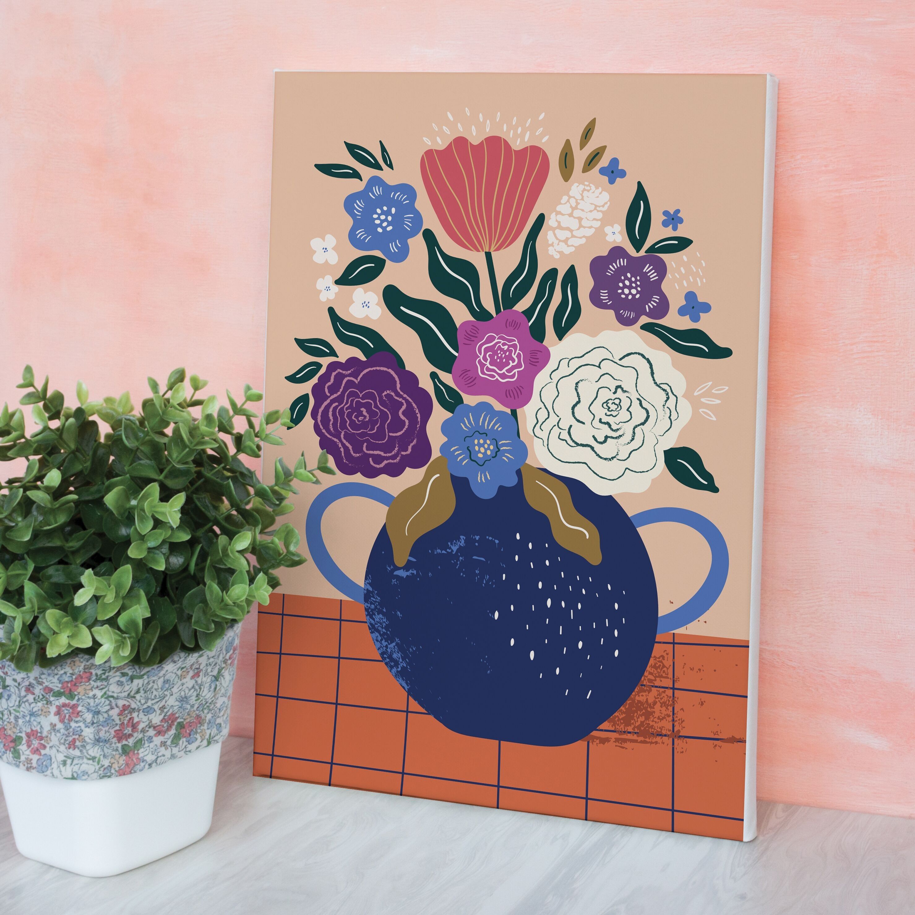 Malen nach Zahlen Strauß