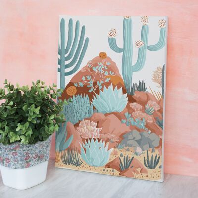 PINTAR POR NÚMEROS CACTUS