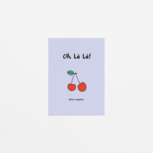 greeting card - oh là là