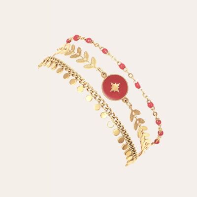 BRACELET EMAIL ROUGE