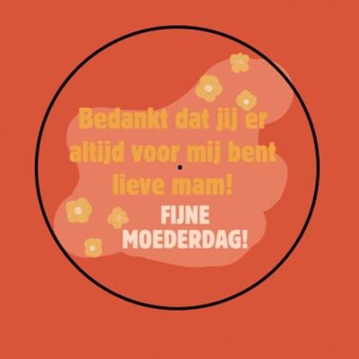 Berichtje in een sfeerlichtje - Moederdag