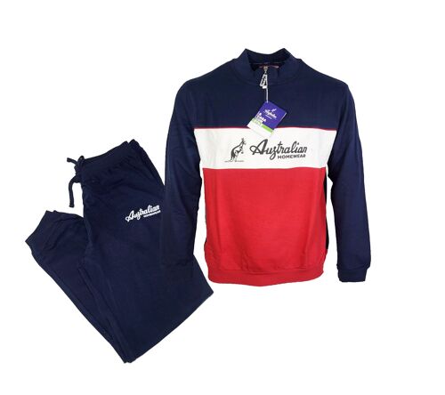 Navy/red "Australian" tracksuits/home suits for men