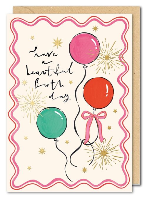 Balloons  Birthday  Card
