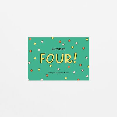 greeting card - Four years