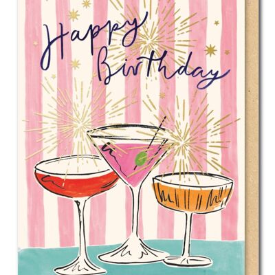 Birthday Drinks Card