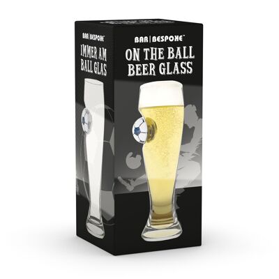 Bar Maßgeschneidertes Sportfan-Glas „On the Ball“