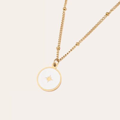 WHITE STAR NECKLACE