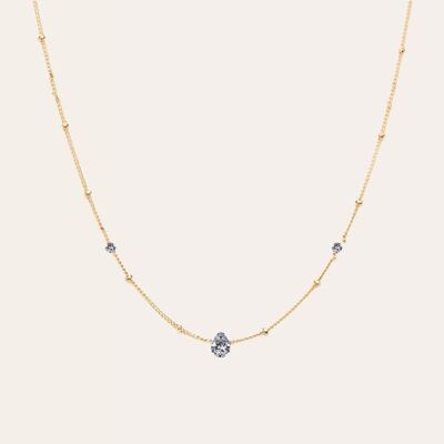 COLLANA GOCCIA IN ZIRCONE