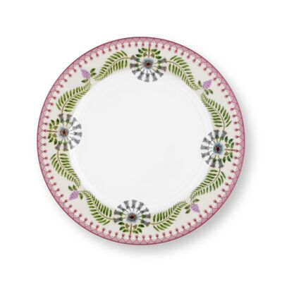 PIP - Lily & Lotus Off White Dessert Plate - 23cm