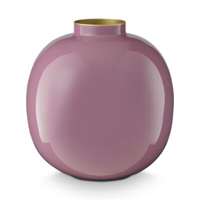 PIP – Lila Metallvase – 23 cm