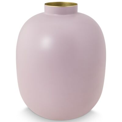 PIP - Matt Lilac metal vase - 32cm