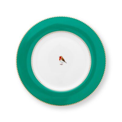 PIP - Love Birds Emerald Bread Plate - 17cm