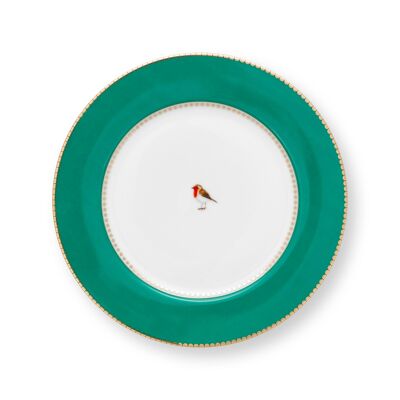 PIP - Love Birds Emerald dessert plate - 21cm