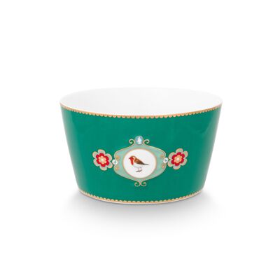 PIP - Ciotola con medaglione color smeraldo Love Birds - 15 cm