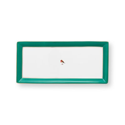 PIP – Love Birds Emerald Kuchenform – 33,3 x 15,5 cm