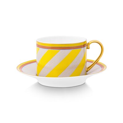 PIP - Pip Chique Yellow tea cup pair - 220ml