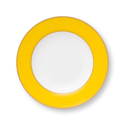 PIP - Pip Chique Deep Plate Gold-Yellow - 23.5cm