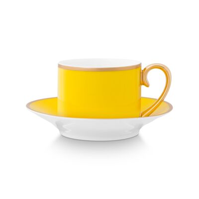 PIP – Paar Pip Chique Kaffeetassen Gold-Gelb – 120 ml
