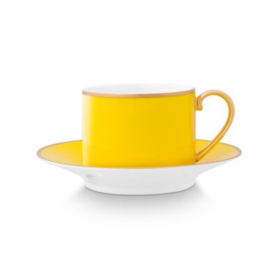 PIP - Pair of tea cups Pip Chique Gold-Yellow - 220ml