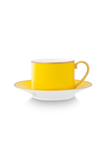 PIP - Paire tasse à thé Pip Chique Or-Jaune - 220ml