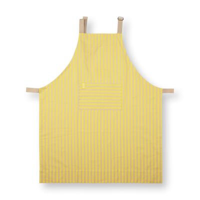 PIP - Yellow Striped Apron - 72x89.5cm