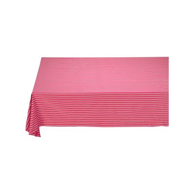 PIP - Tovaglia a righe rosa - 180x300 cm