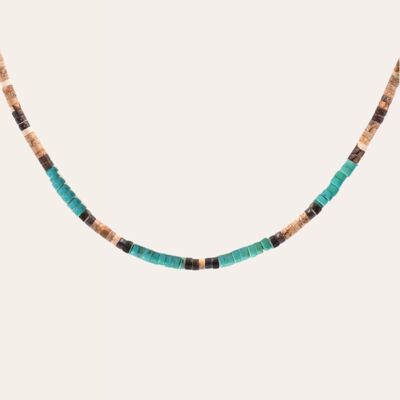 Turquoise Heishi Necklace