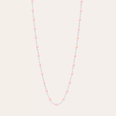 COLLIER RESINE ROSE PALE