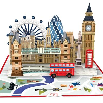 Carte pop-up de Londres