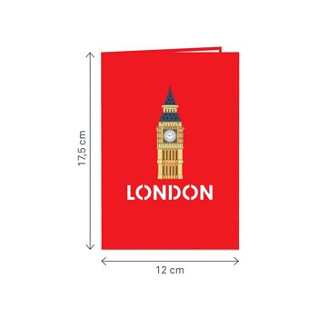 Carte pop-up de Londres 4