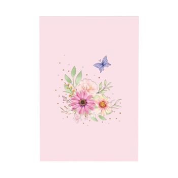 Carte pop-up fleur avec papillon 7