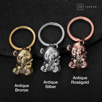 Porte-clés Panda Bear « Tao » - Sweet Lucky Charm - Cadeau pour les amateurs d’ours panda 7