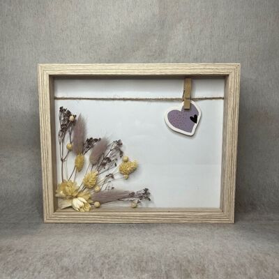 Dried flower frame