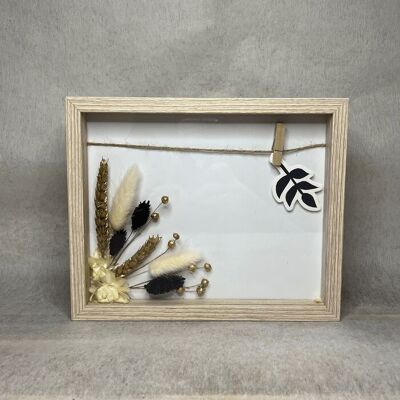 Dried flower frame