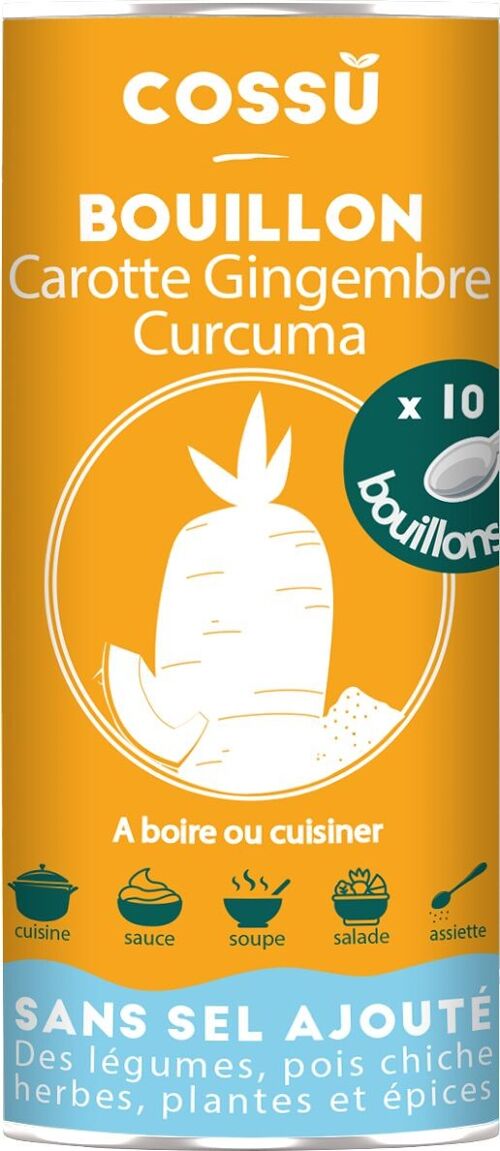 Bouillon Carotte Gingembre Curcuma 40 g