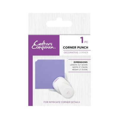 Crafters Companion Corner Punch – Coin décoratif