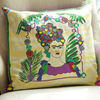 Frida's garden cushion cover